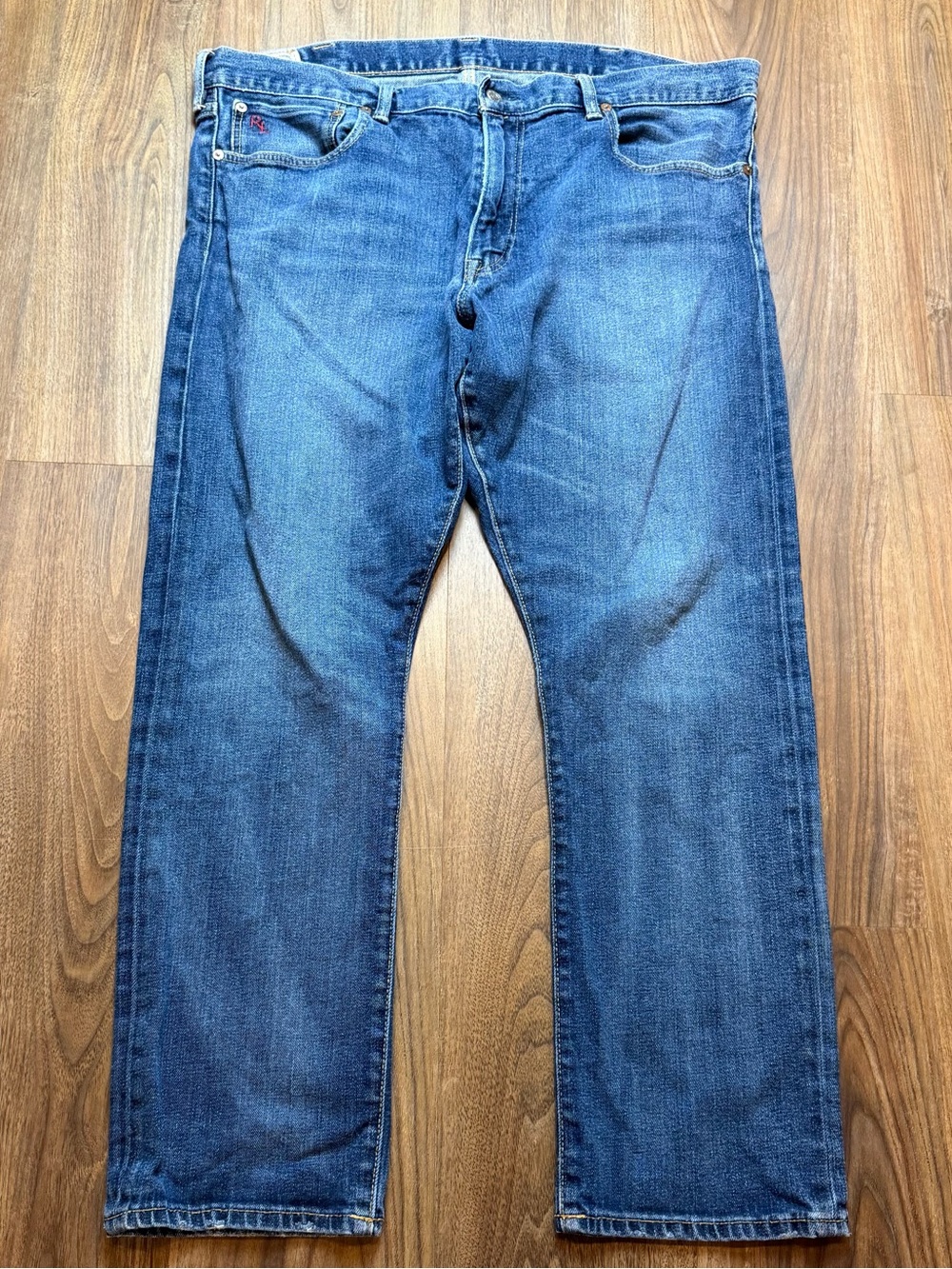 Polo Ralph Lauren Varick Slim Straight Preppy Blue Jeans Men’s Size 40 EUC